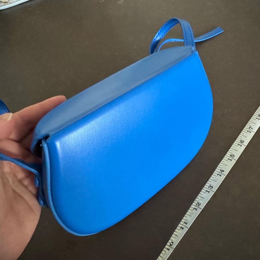 TinyBigBag blue novelty shoulder bag NWOT - Picture 5 of 5